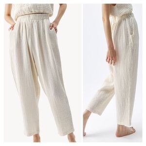 Pokoloko 100% Turkish Cotton Gauzy Pants O/S